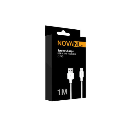 NOVANL SpeedCharge 1M USB A to 8 Pin Cable 12W