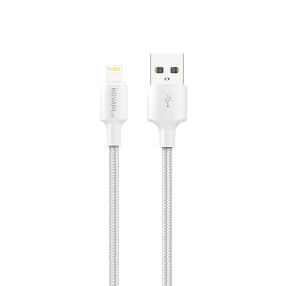 NOVANL SpeedCharge USB A naar Lightning kabel 12W Wit White