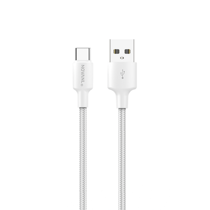 NOVANL SpeedCharge USB A naar USB-C kabel 12W Wit White