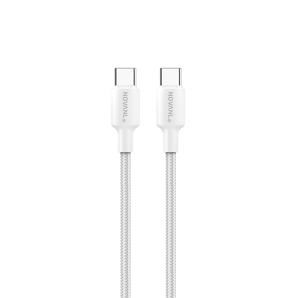 NOVANL SpeedCharge USB-C naar USB-C kabel 60W wit White
