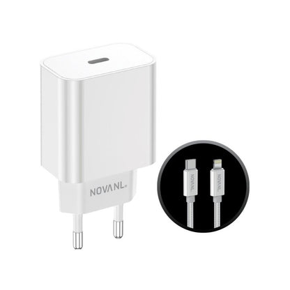 NOVANL ProCharge 20W with SpeedCharge USB-C to 8 Pin