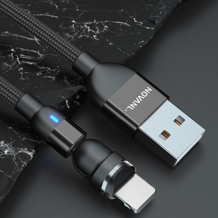 NOVANL SpeedCharge Magnetische USB A naar Lightning (1M)