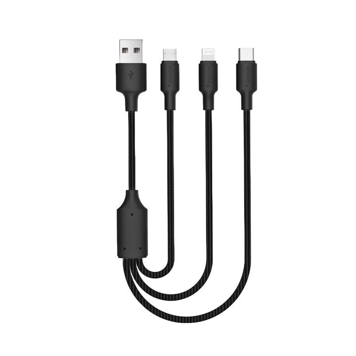 NOVANL SpeedCharge 1.5M USB A to 3-in-1 12W