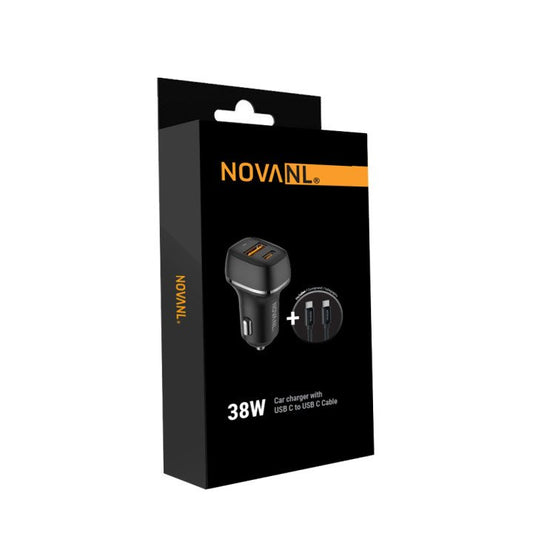 NOVANL PowerDrive Elite 38W with SpeedCharge USB C to USB-C