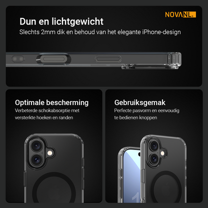 NOVANL ShockShield Case (incl. Magnetics) Compatible for iPhone 17