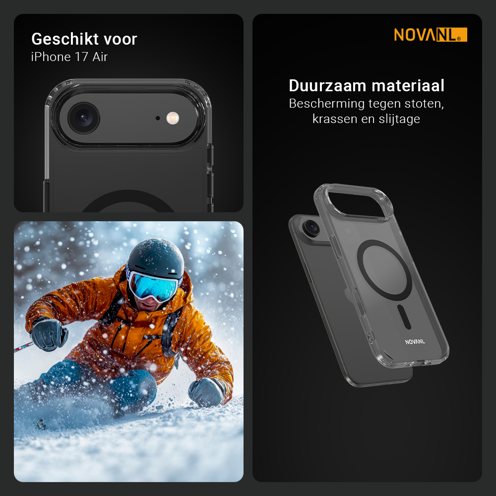 NOVANL ShockShield Case (incl. Magnetics) Compatible for iPhone Air