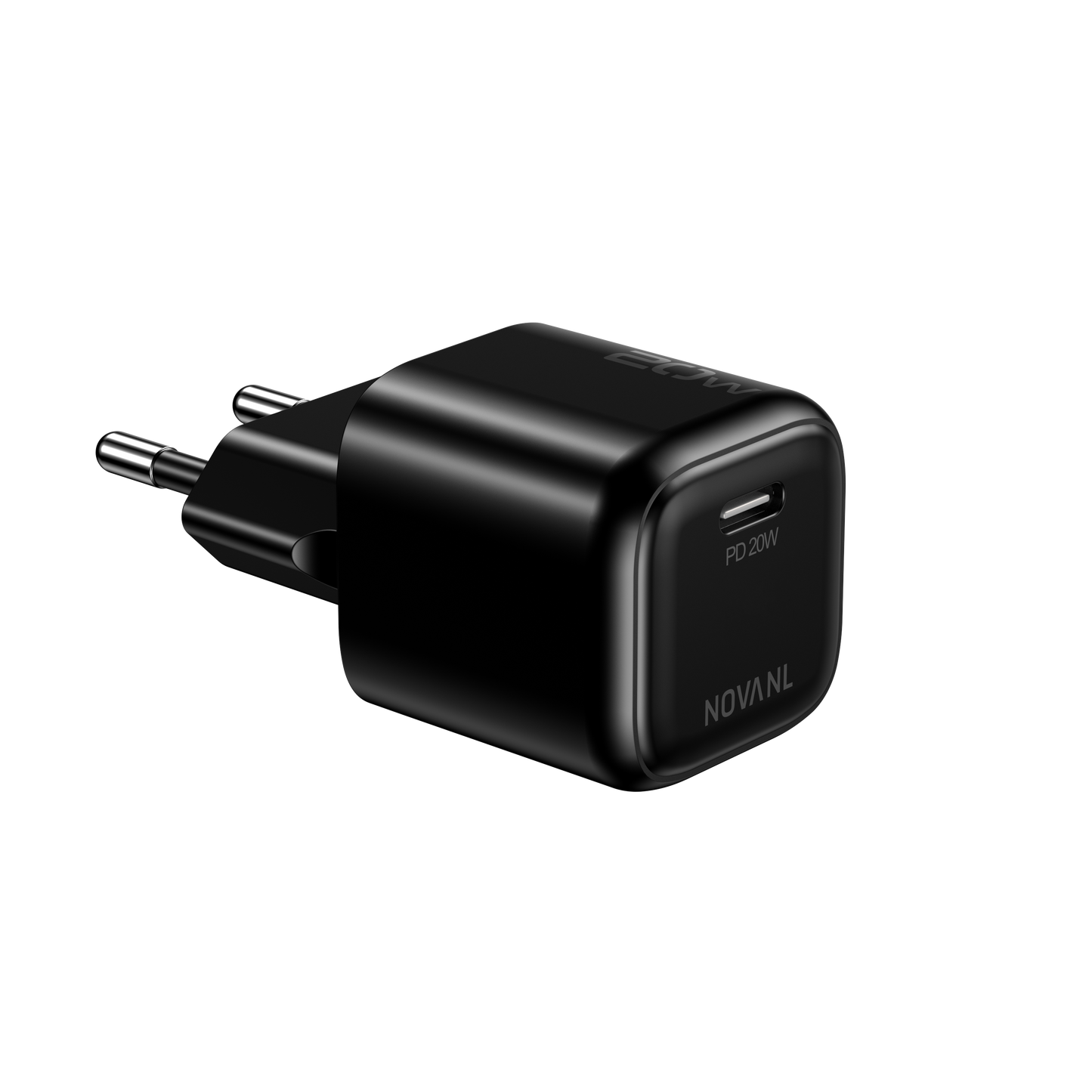 NOVANL GaNCharge 20W USB-C (Enkele Poort) Zwart  Black