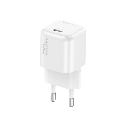 NOVANL GaNCharge 20W USB-C (Enkele Poort) Wit White