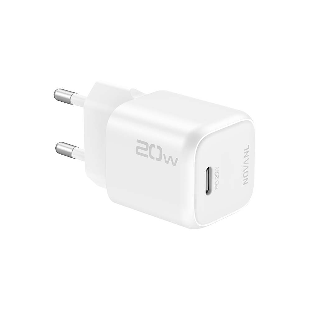 NOVANL GaNCharge 20W USB-C (Enkele Poort) Wit White