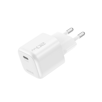 NOVANL GaNCharge 20W USB-C (Enkele Poort) Wit White