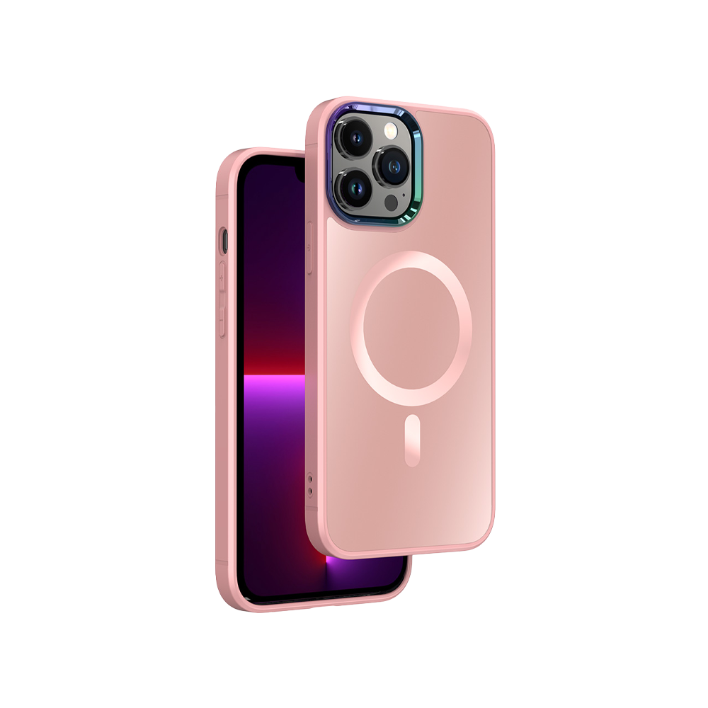 NOVANL GuardArmor Hoesje voor iPhone 13 Pro Max Roze Pink