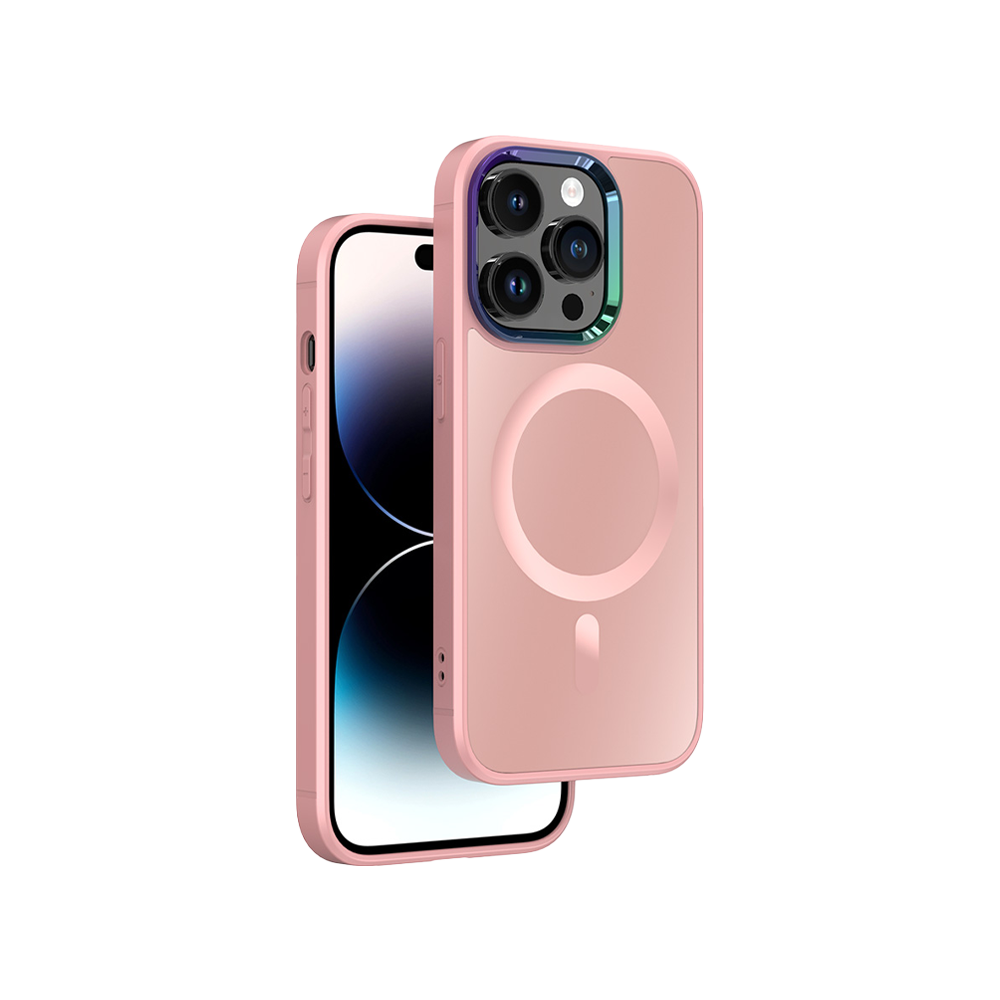 NOVANL GuardArmor Hoesje voor iPhone 14 Pro Roze Pink