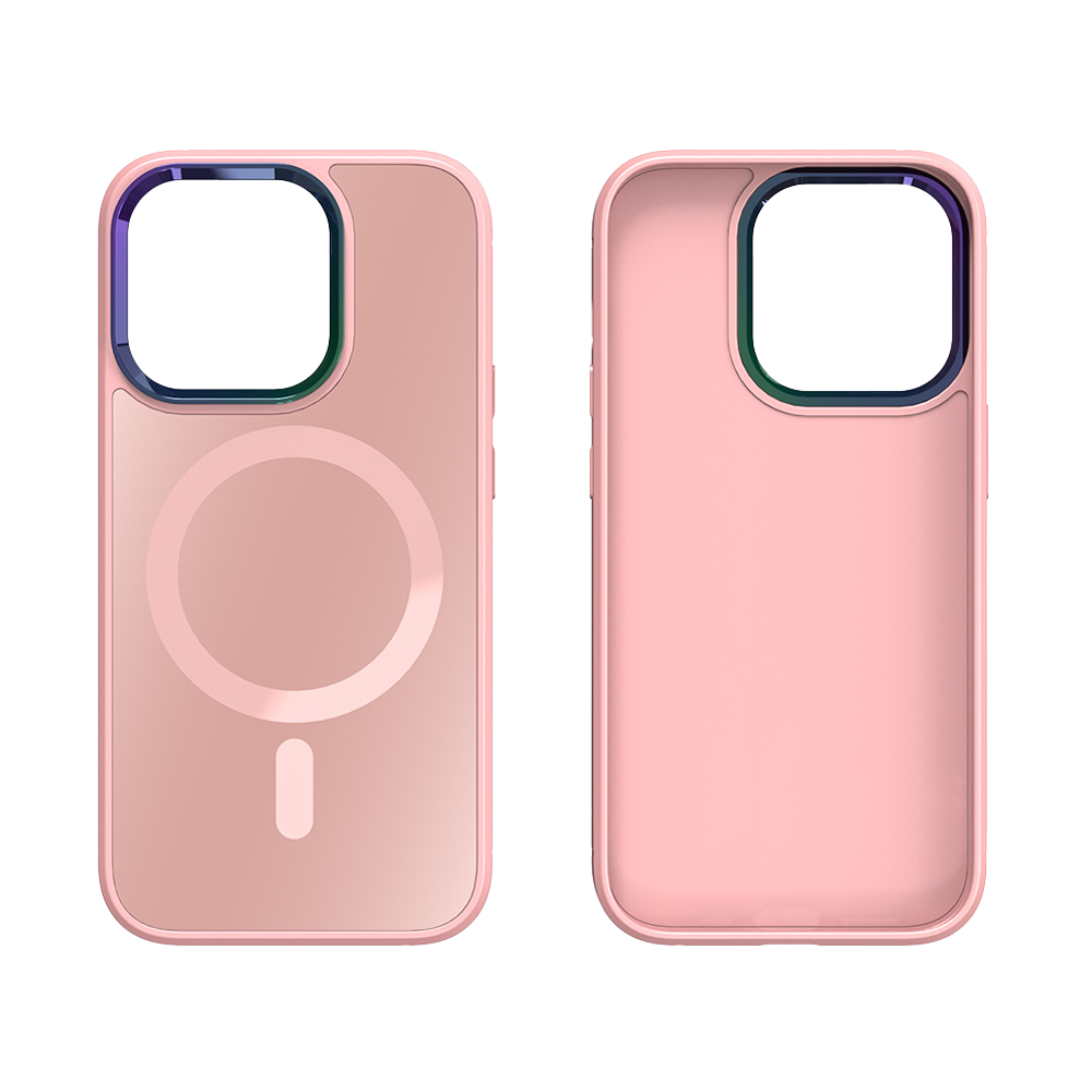 NOVANL GuardArmor Hoesje voor iPhone 14 Pro Max  Roze Pink