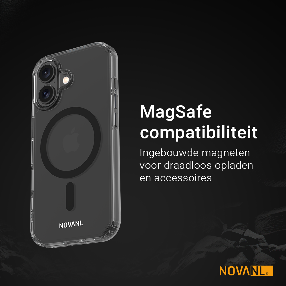 NOVANL ShockShield Case (incl. Magnetics) Compatible for iPhone 17