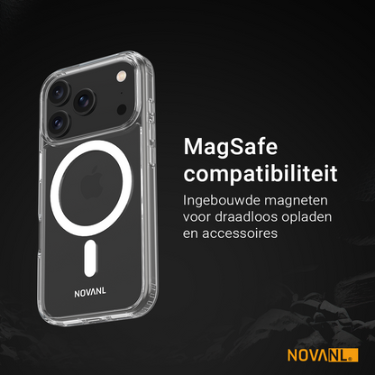 NOVANL ShockShield Case (incl. Magnetics) Compatible for iPhone 17 Pro