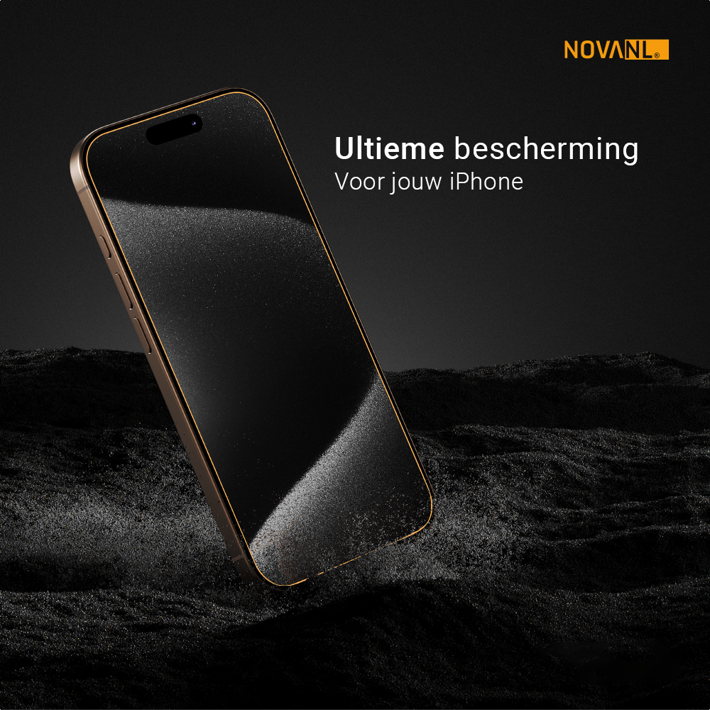 NOVANL 3 in 1 GlassProtector (incl. Applicator) Compatible for iPhone 17 Pro Max