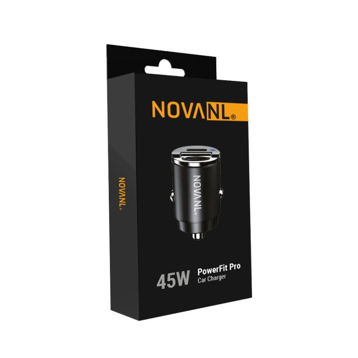 NOVANL PowerFit Pro 45W (USB-A & USB-C) Car Charger