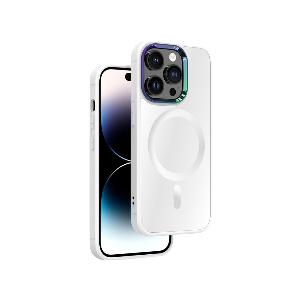 NOVANL GuardArmor Hoesje voor iPhone 14 Pro Wit White