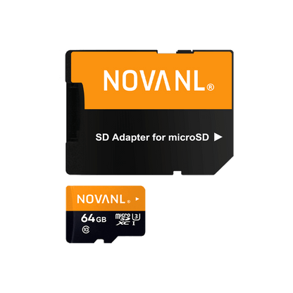 NOVANL UltraStorage SD-kaart (Klasse 10, U3) 64 GB